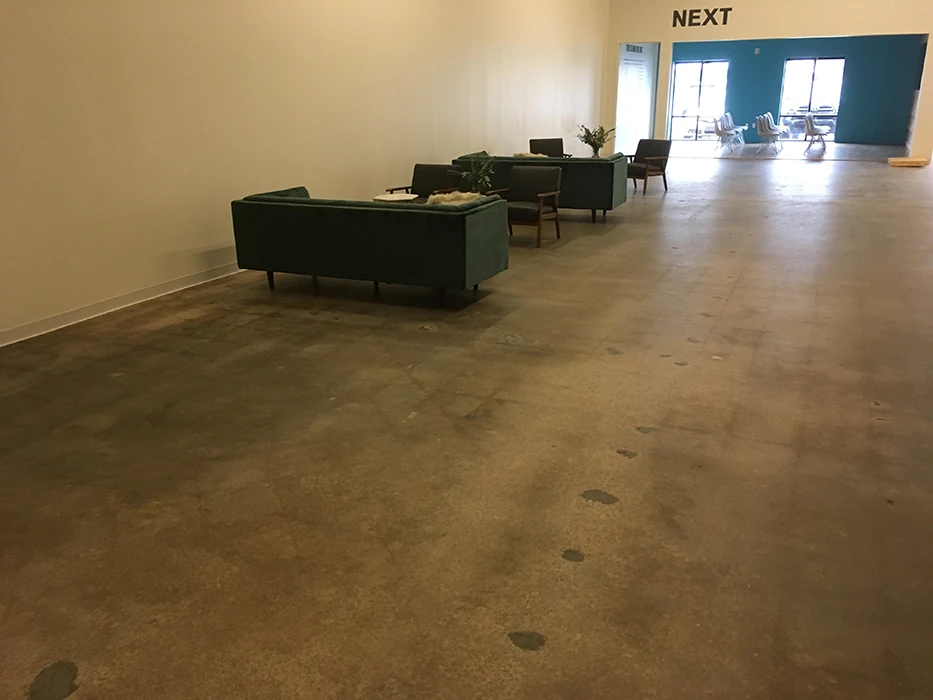 High-Shine Grind and Seal Concrete