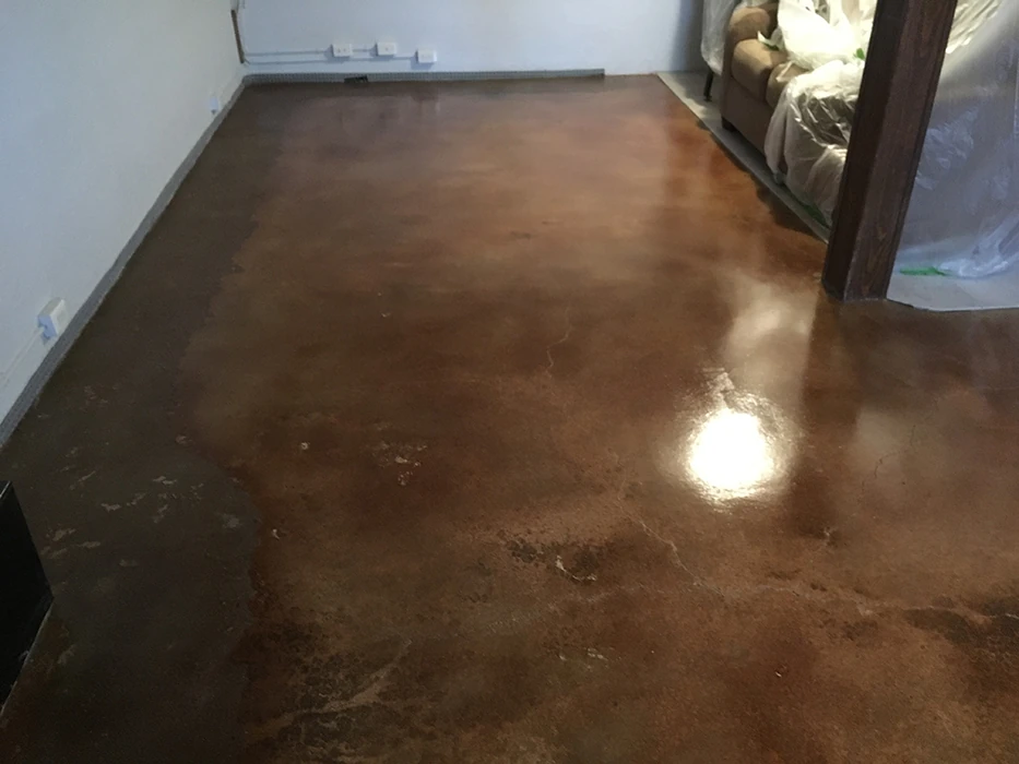 Stained Concrete Commercial Showroom